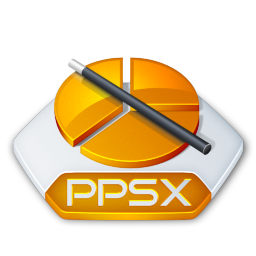 MS PowerPoint PPSX Icon 256x256 png